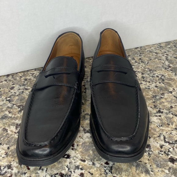 Clarks Originals Leather penny-slot loafers Black 11 - Picture 11 of 15
